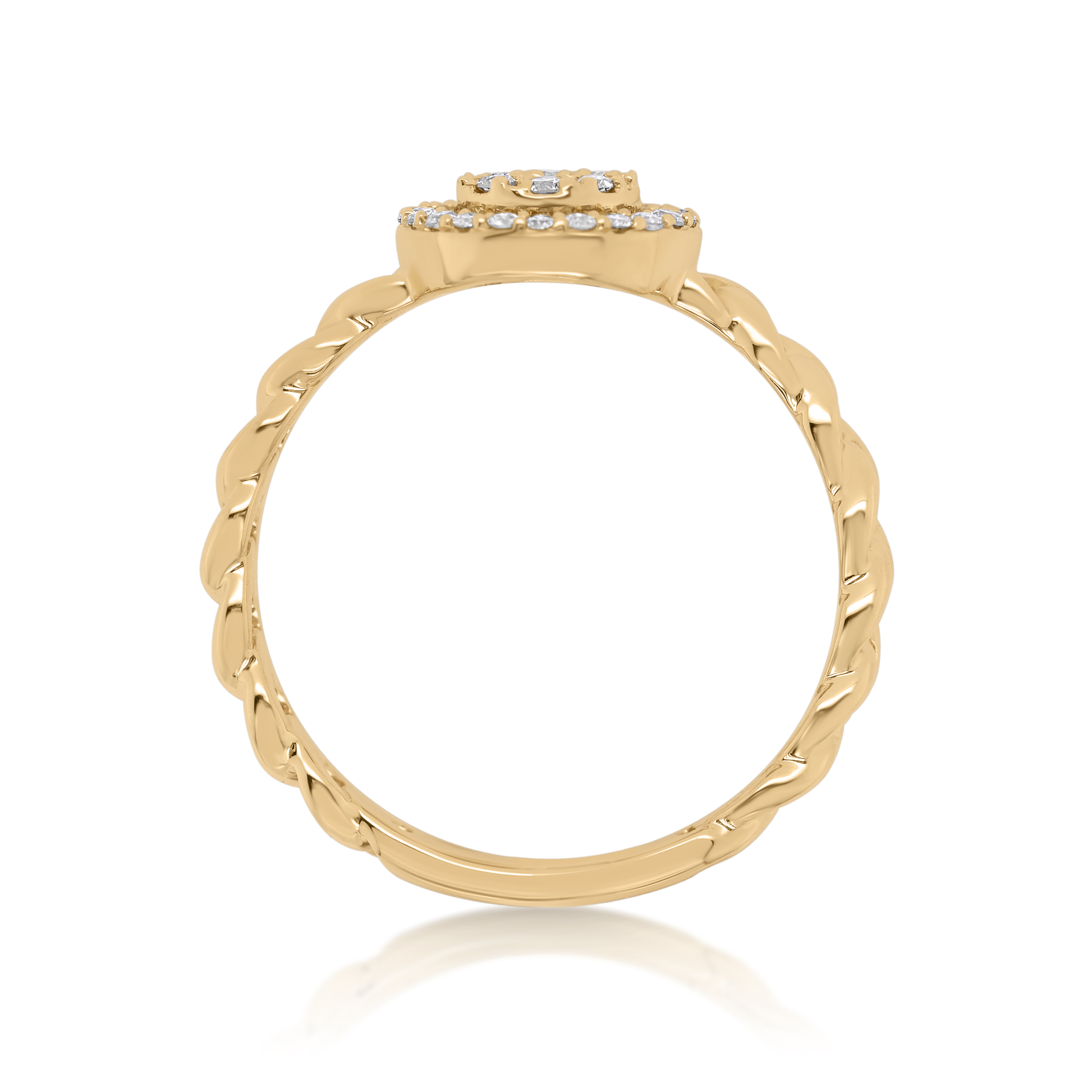 Diamond Ring 0.22 ct. 14K Yellow Gold